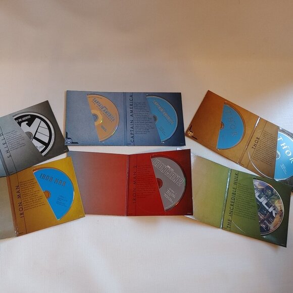 Hasbro MCU Marvel Cinematic Universe Phase 1 Avengers Blu-Ray Case Set 1… - Picture 11 of 16